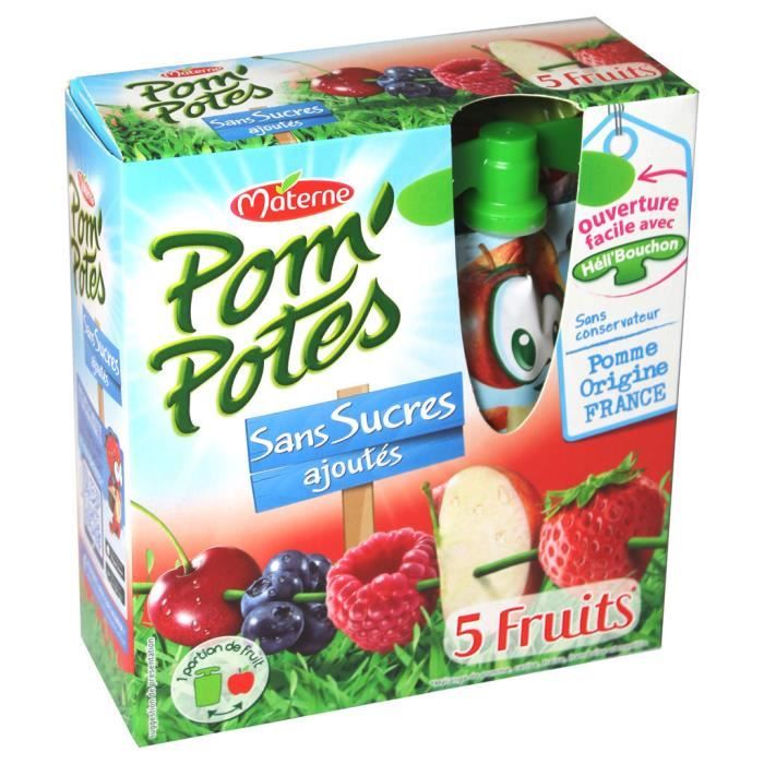 Compote fruits rouges 4 x 90g MATERNE Cdiscount Jeux Jouets