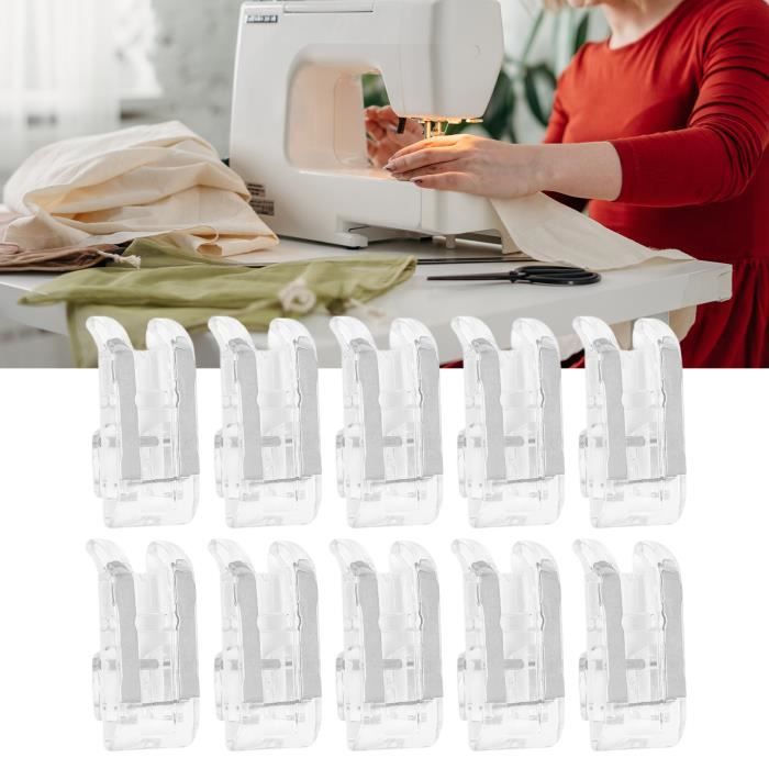 Pied Presseur Téflon Anti-Adhésif - Pour Machine à Coudre - Idéal Cuir, Vinyle Et Bâche