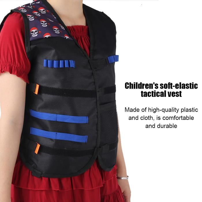 Gilet tactique militaire de sniper pour enfants, uniforme de camouflage