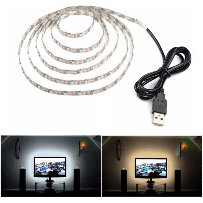 Bande LED 3M à Piles – Ruban Lumineux Pour Rétroéclairage TV, Déco Fête – Étanche, Multifonction - 9