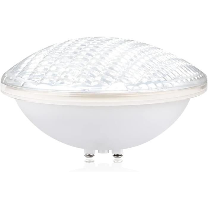 KWODE LED PAR56 36W Lumière Piscine Blanc Froid 6000K 12V - Projecteur Sous-Marin IP68 Étanche