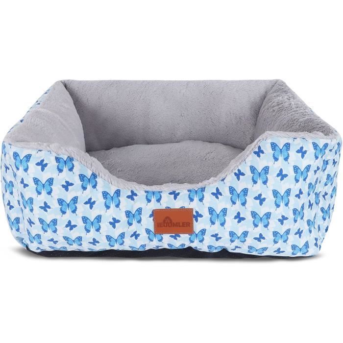 Lit Donut Pour Chien Et Chat - Doudou Moelleux, Bords Surélevés, Fond Antidérapant, Lavable, Tailles 50 à 120 Cm - 10