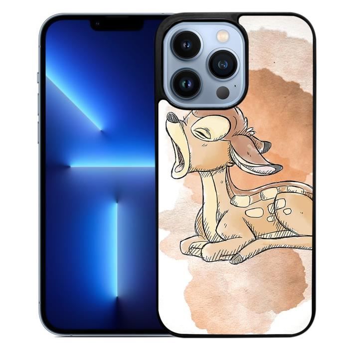 Coque pour iPhone 13 PRO MAX - Disney Bambi Pastel. Accessoire téléphone -  Cdiscount Téléphonie
