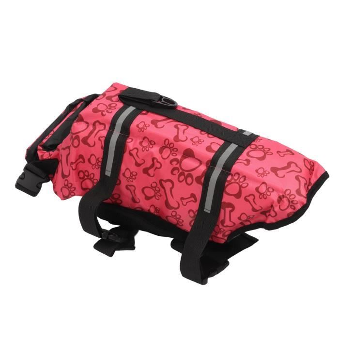Meilleurs prix pour Gilet de sauvetage pour chien - SURENHAP - M - Rose - Ajustable - Flottabilité élevée