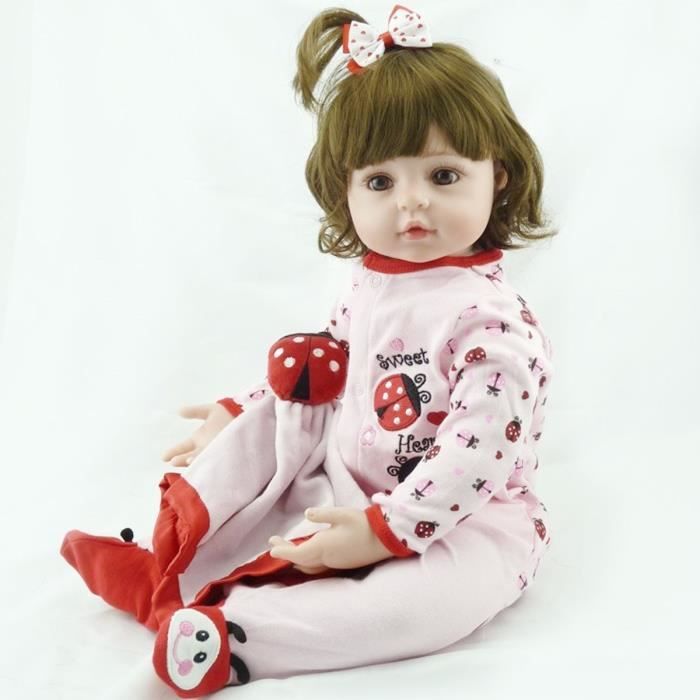 Tempsa Poupee Bebe Reborn Coccinelle 60cm Cdiscount Jeux Jouets