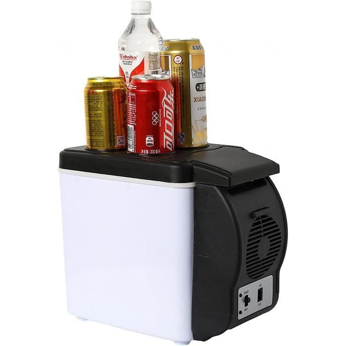 Glacière Thermoélectrique 7,5L 12V - Refroidissement Et Maintien Au Chaud - Pour Voiture, Camping, Silencieuse - Bkljkf
