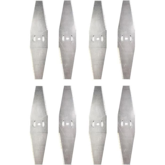 6 Lames Métalliques à 6 Dents Pour Débroussailleuse Et Tondeuse à Gazon