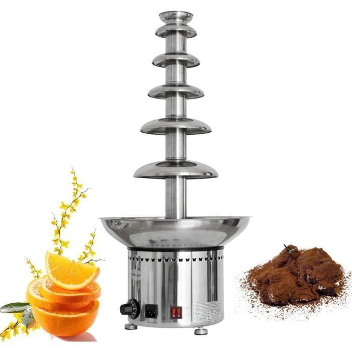 Fontaine à Fondue Au Chocolat à 3 Niveaux De De 1,5 Lb (680 G) Par Total Chef TCCFS02 - 9