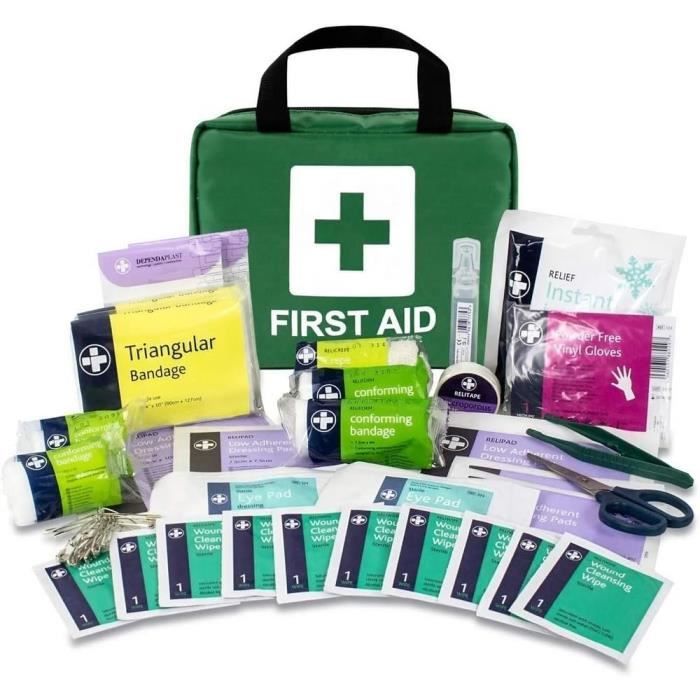 Trousse De Premiers Soins 352 Pièces - Kit D'urgence Pour Maison, Voiture, Camping, Randonnée, école