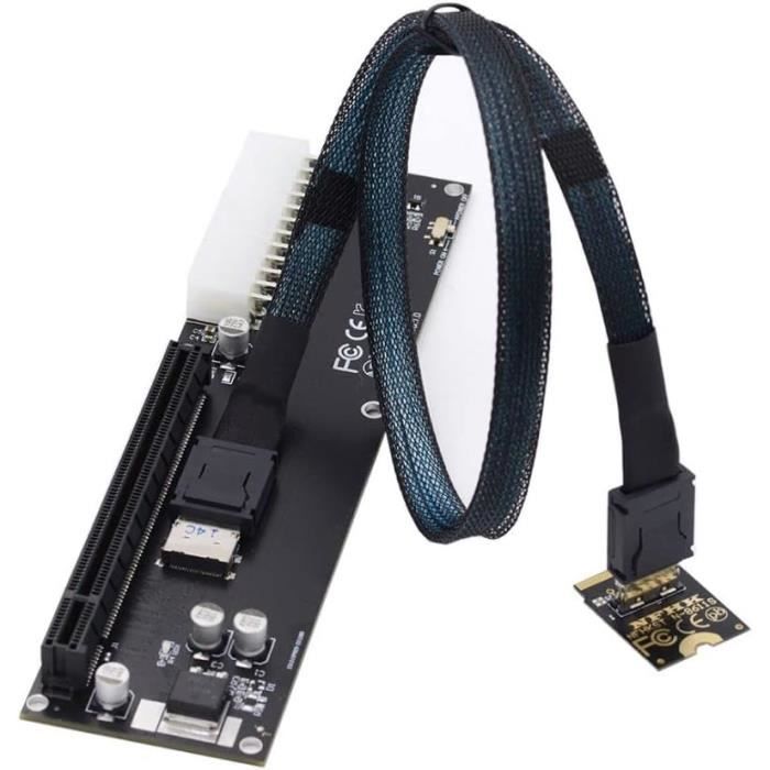 Fdit carte d'extension de contrôleur d'hôte Carte adaptateur SSD PCI-E