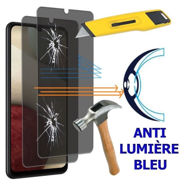 Lot de 3 films protecteurs d'écran anti-lumière bleue pour iPhone