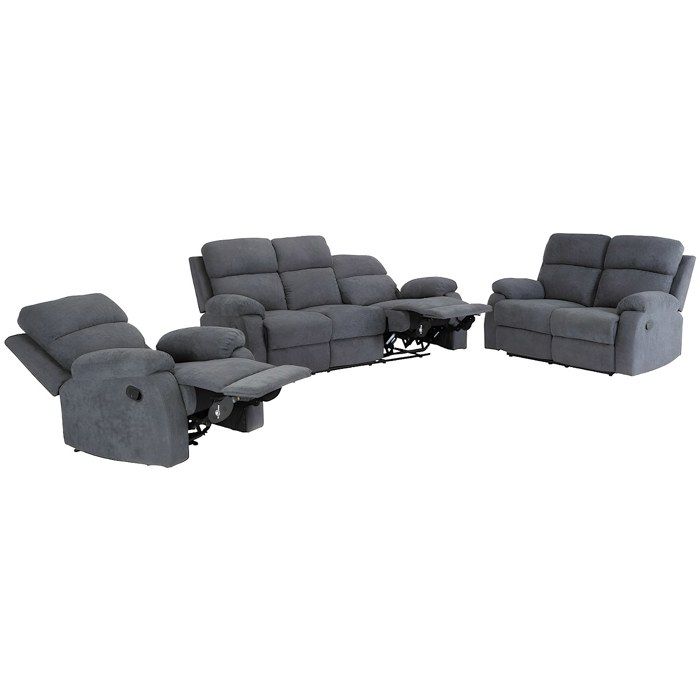 Canap s 3 Places 2 Places Et Un Fauteuil Relax En Tissu TOLZANO canap-s-3-places-2-places-et-un-fauteuil-relax-en-tissu-tolzano