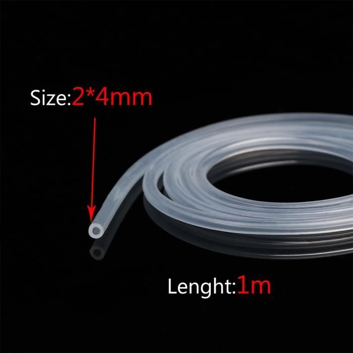 Tuyau flexible en caoutchouc de silicone, Tuyau flexible en silicone transparent résistant à la chaleur de