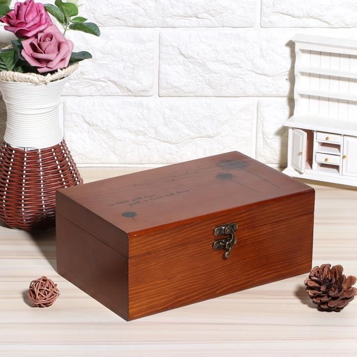 Agi Gift Boîte à Couture En Bois Avec Accessoires Pour Kit De Couture, Panier à Couture Avec - 4