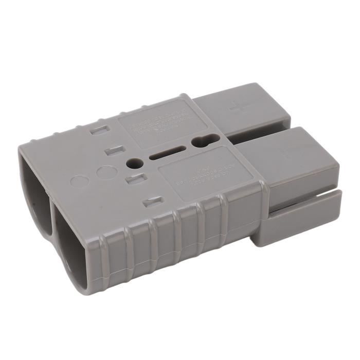 2 Connecteurs Rapides 75A 600V Rouge Pour Treuil - Déconnexion Facile Avec 4 Broches