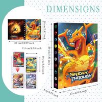 Album Classeur Cartes à Collectionner 30 Pages – 240 Cartes, étanche Et Anti-rayures, Cadeau Enfant