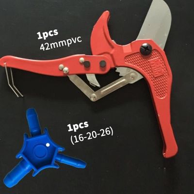 Embout ébavureur 2 En 1 Intérieur/extérieur - Pour PVC, PP, PE, ABS, Métaux Souples, Queue 9,5 Mm - 6