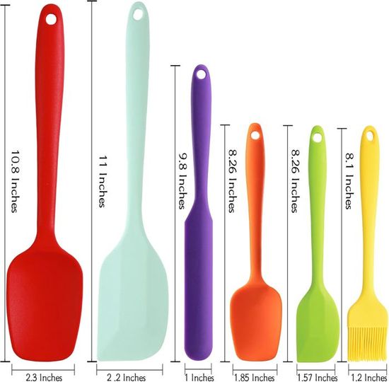 Lot De 2 Spatules En Silicone Maryse - Résistantes à 230°C, Sans BPA, Pour Pâtisserie Et Cuisine - 9