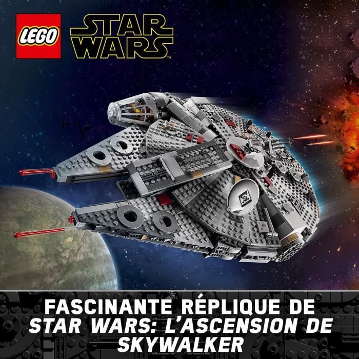 75257 - LEGO® Star Wars Faucon Millenium LEGO : King Jouet, Lego, briques  et blocs LEGO - Jeux de construction