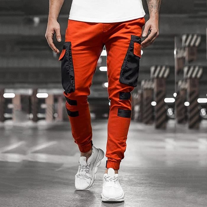 Pantalon de Jogging Homme Pants Vetement Travail Homme Pantalon de