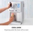 Klarstein Sahnehäubchen Machine á crème glacée 200W avec compresseur 1,5L , pour 900g de glace - design inox blanc-2
