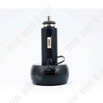 TD® Voltmètre Allume-cigare Thermomètre Chargeur USB LED Auto 12-24V-chargeur USB avec voltmètre Led pour voiture-allume cigar led-2