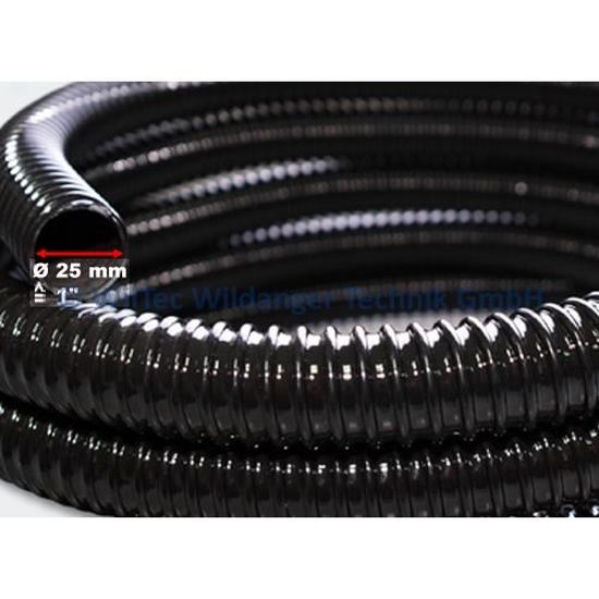 Tuyau Souple 25mm 25m Tuyau De Bassin Annelé Et Armé Souple 25mm (1") - 92727 Tuyau Pompe Bassin