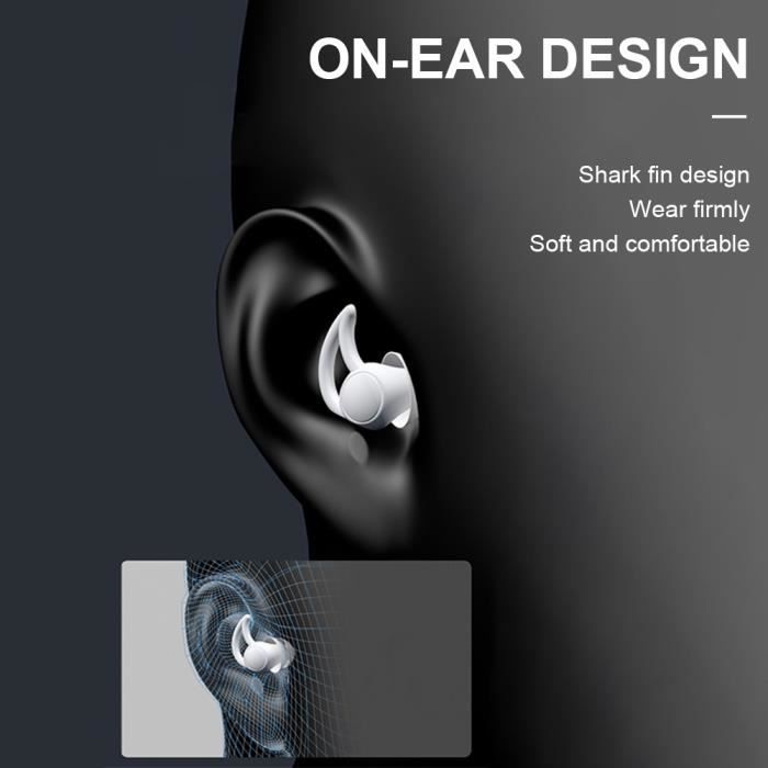 Bouchons d'oreille en silicone pour la natation, isolation phonique