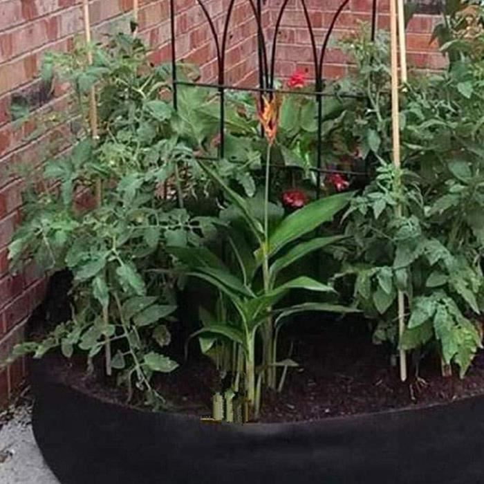 5 Sacs De Plantation 30L Non Tissé Avec Poignées - Sacs Pomme De Terre, Tomate - Lot Avec Gants - BBLTIFF