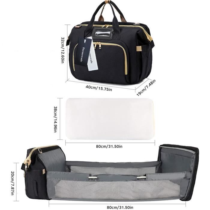 SONARIN Multifonctionnel Élégant Sac à Langer pour Bébé SONARIN Multifonctionnel Élégant Sac à Langer pour Bébé