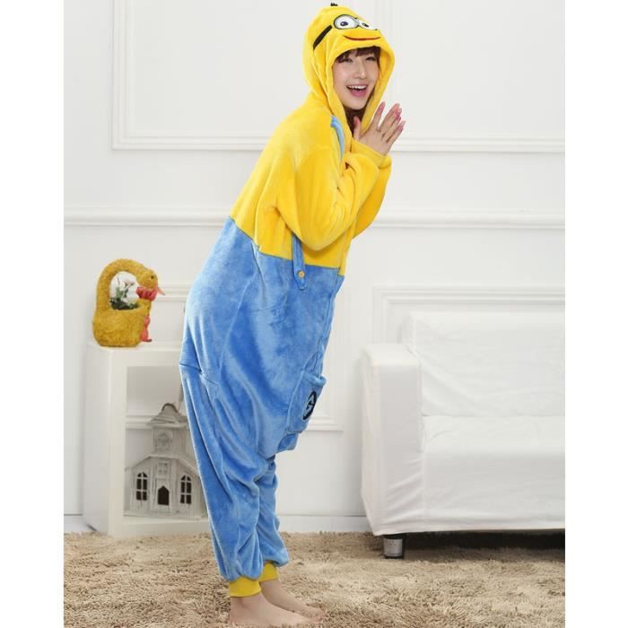 SimZoo Pyjama Onesie Animal Adulte - Unisexe - Polaire Douce - Capuche Animale - Pour Maison Ou Fête