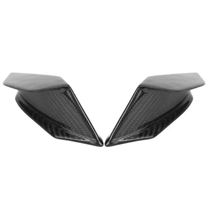 Kit d'aile à moto dynamique de moto (noir)
