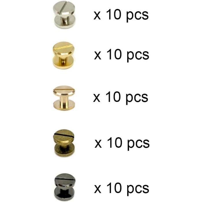 Lot De 16 Vis #0-80 à Tête Plate En Laiton – Pour Modélisme Et Petits Assemblages