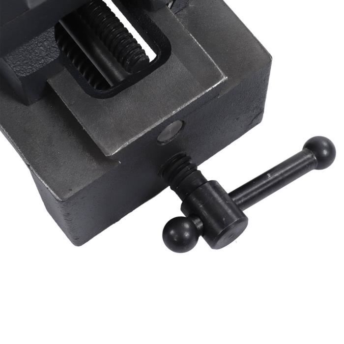 Étau Croisé De Perceuse KATSU 75mm - Pour Fraiseuse, Perceuse à Colonne - Précision 2 Axes, Fonte Robuste