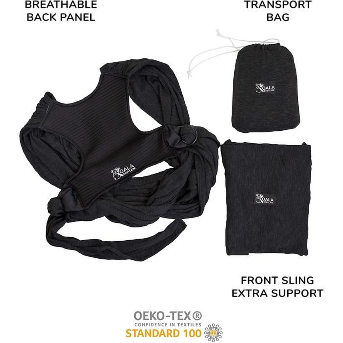 Koala Babycare Baby Carrier Wrap, Easy To Wear As A TShirt Baby