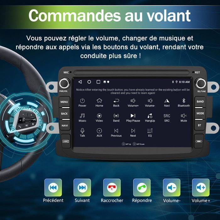Android 13 autoradio 2 Din voor Renault Dacia Logon Sandero Lodgy Android 13 autoradio 2 Din voor Renault Dacia Logon Sandero Lodgy
