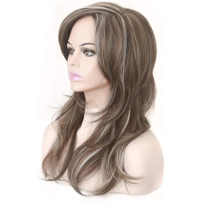 Perruque En Soie Résistante à La Chaleur Pour Poupée BJD 1/3 - Cheveux Couleur Lin, Modèle 21-24 Cm, Facile à Coiffer