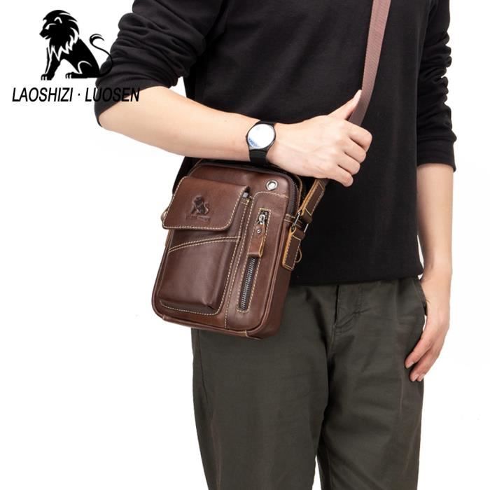 Petit sac à dos en cuir best sale pour homme