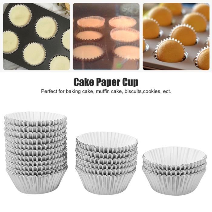 Emballages De Cupcakes En Forme De Tasse À Gâteau, Doublures