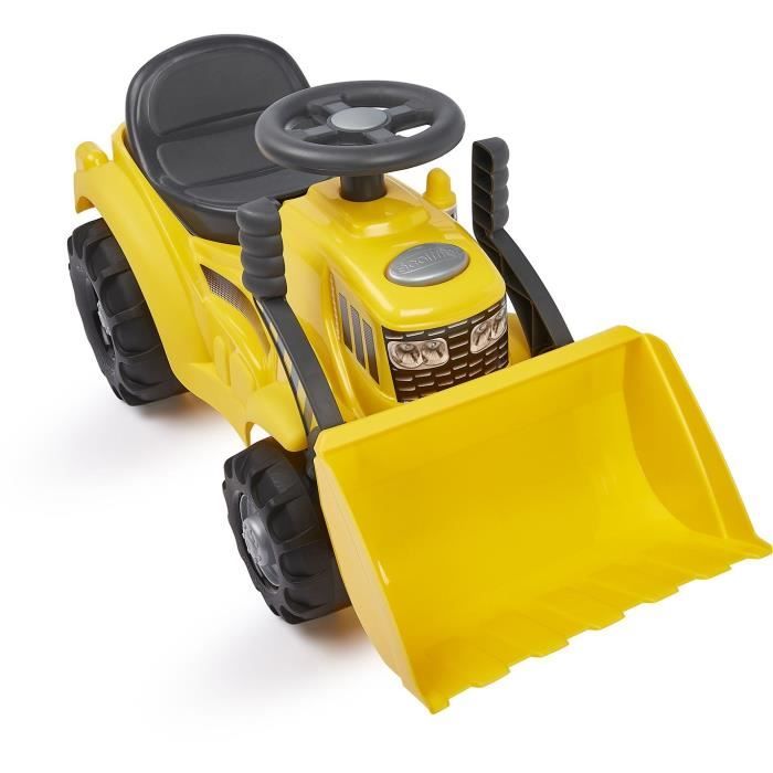 Porteur Tracto pelle ECOIFFIER Jaune Pour Enfant de 12 à 36