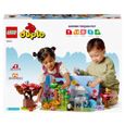 LEGO 10974 DUPLO Animaux Sauvages d’Asie, Jouet Tapis de Jeu, avec Figurines Éléphants et Tigres, pour Enfants de 2 à 5 Ans-5