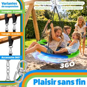 Balançoire nid d'oiseau pour aire de jeux PlayBase BERG - BERG Balançoire nid d'oiseau pour aire de jeux PlayBase BERG - BERG