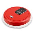 rouge - Aspirateur Robot 3 en 1, nettoyage automatique, nettoyage humide et sec, chargement USB, balayage Int-0