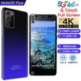 4800mAh telephone portable Note30 Plus Android Smartphone 512Mb + 4G-0