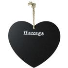 JJA MEMO ARDOISE NOIR " Message " DECO 20 x 19 CM