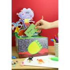 Urne Anniversaire - MEGACREA DIY - Dinosaure et Volcan - 20,5 cm - Multicolore - Enfant