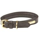 Collier pour chien en cuir rembourré Weatherbeeta - black/black/noir - L