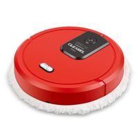 rouge - Aspirateur Robot 3 en 1, nettoyage automatique, nettoyage humide et sec, chargement USB, balayage Int