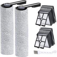 Rouleau de brosse et filtres pour Tineco Floor One S5 / S5 Pro/ S5 PRO 2, 2 rouleaux + 2 filtre HEPA + 1 brosse de nettoyage
