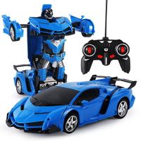 Transformateur RC Radio Télécommande Véhicule Robot OHP - Transformers Rescue Bots - Bleu